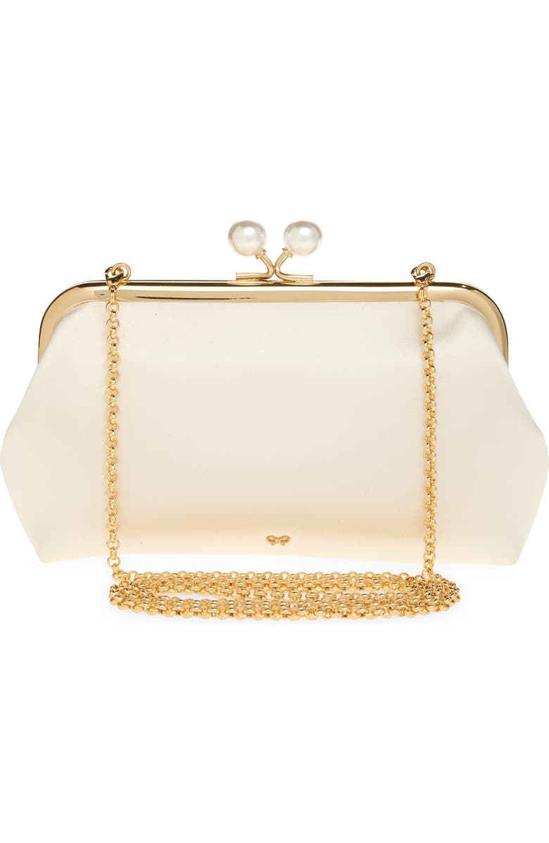 Anya Hindmarch Maud Satin Clutch, Alternate, color,