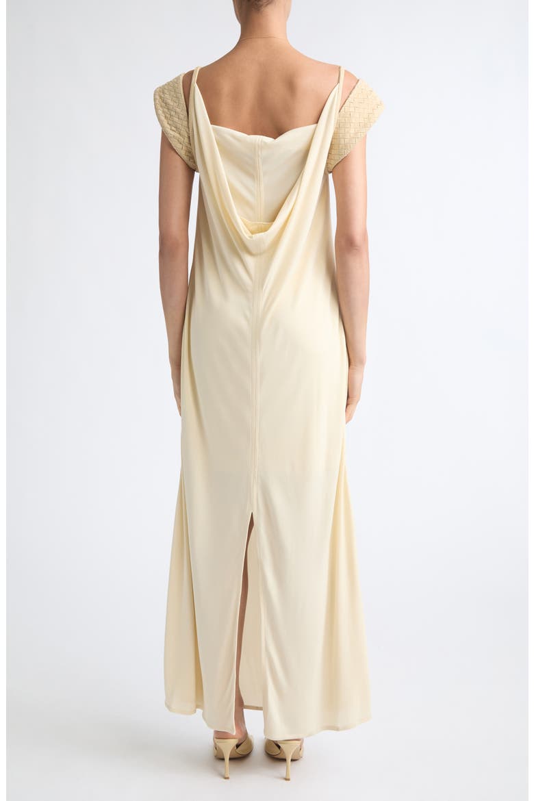 Crepe Viscose Jersey Dress, Alternate, color, 1326 PROSECCO