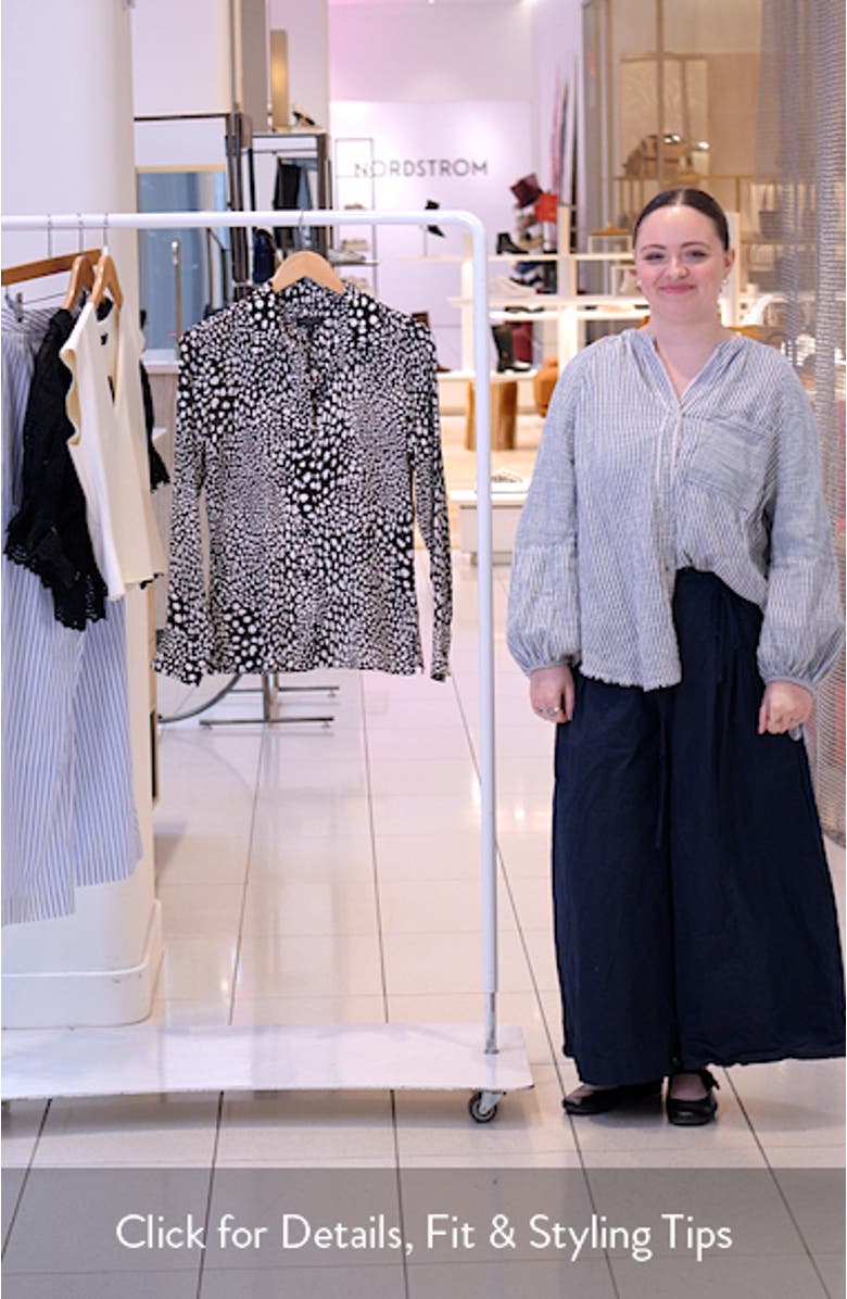 Sade Printed Button-Up Shirt, sales video thumbnail