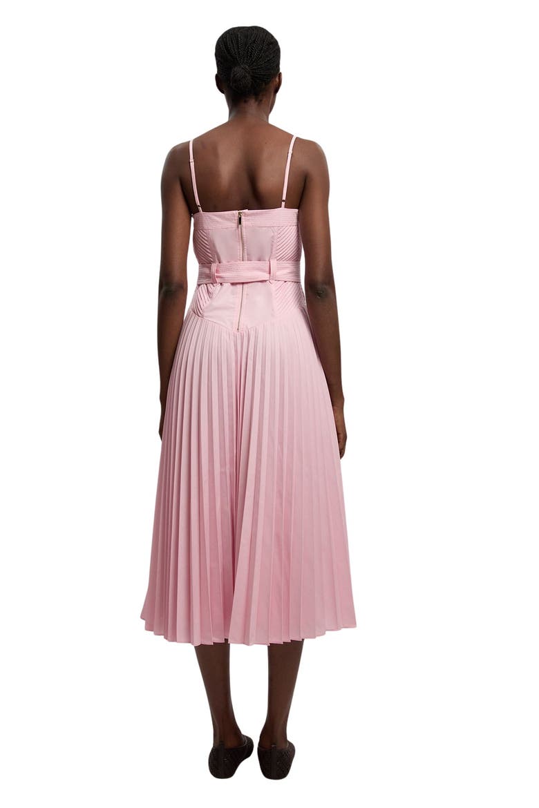 Cotton Strappy Midi Dress, Alternate, color, Light Pink