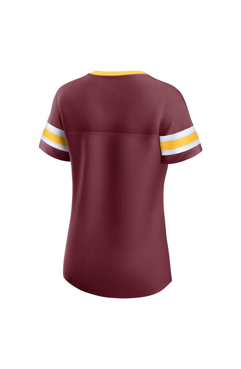 FANATICS Women's Fanatics Maroon Minnesota Golden Gophers Iconic Athena Lace-Up T-Shirt, Alternate, color, Maroon