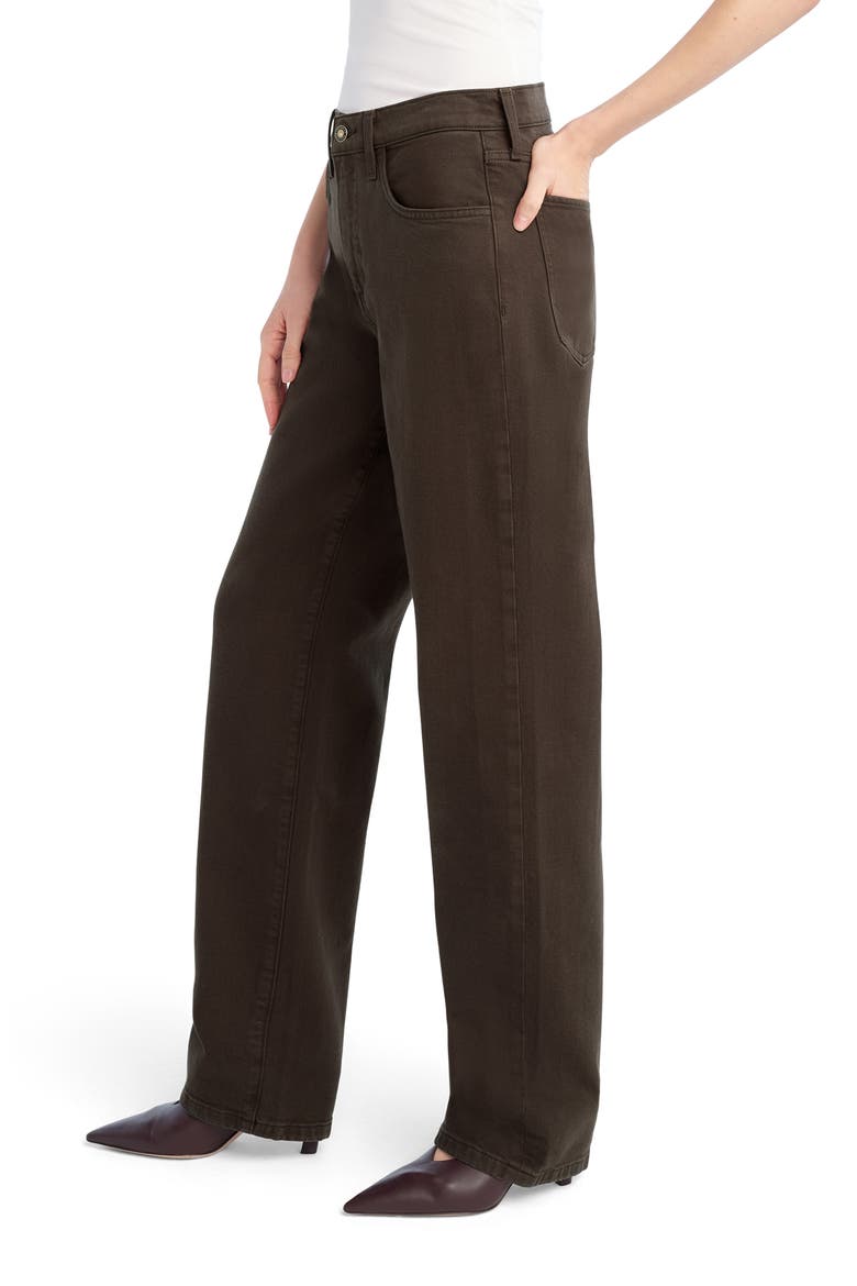 The Mischa Super High Waist Wide Leg Jeans, Alternate, color, ESPRESSO