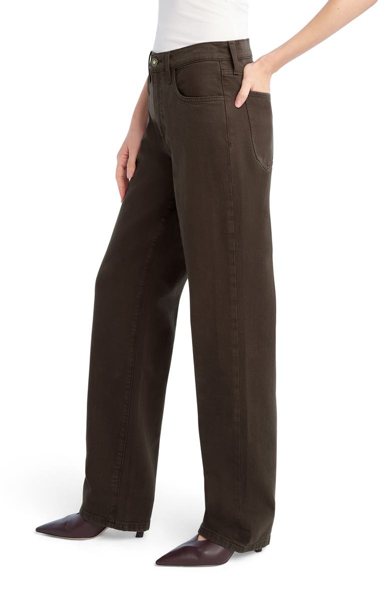 Favorite Daughter The Mischa Super High Waist Wide Leg Jeans, Alternate, color, Espresso