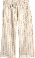 NEXT Kids' Floral Stripe Jeans