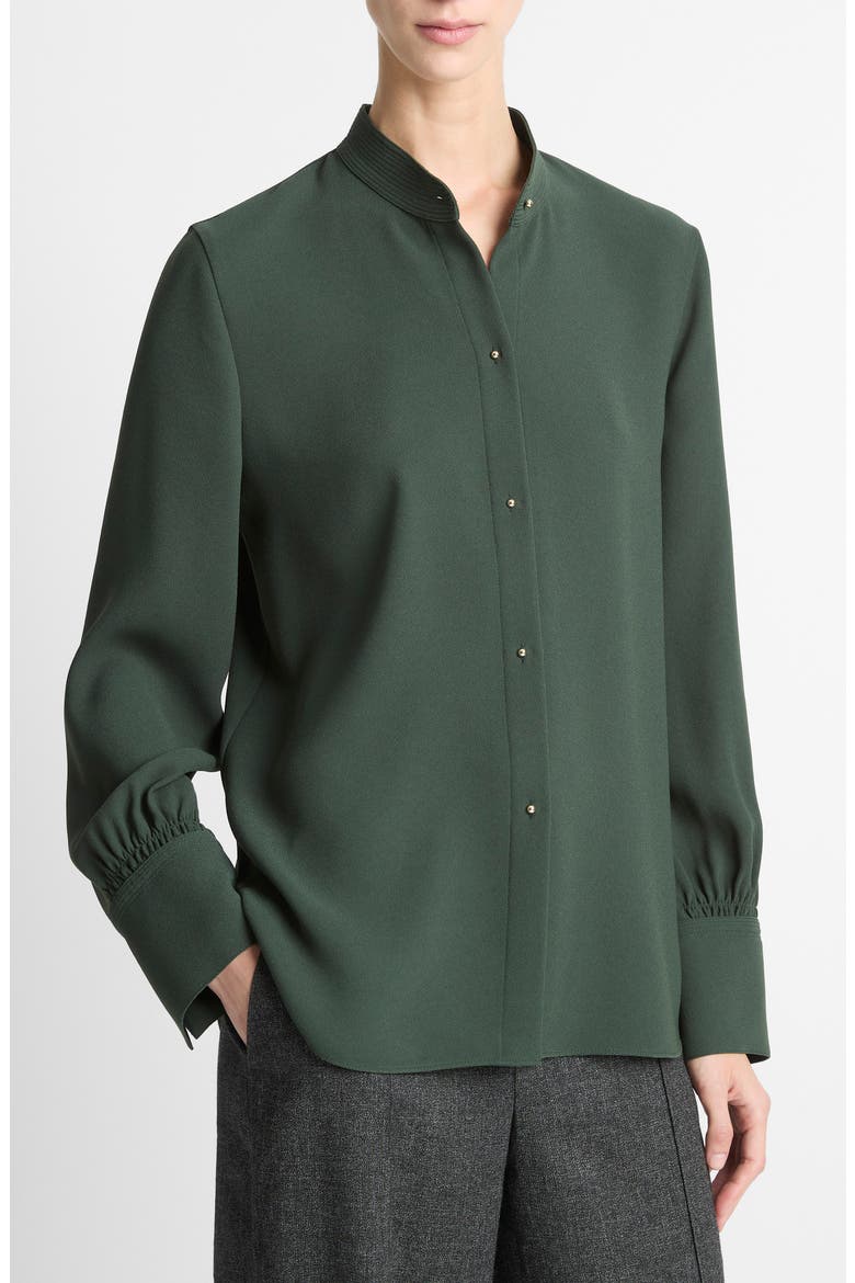 Metal Ball Button Top, Alternate, color, FOREST