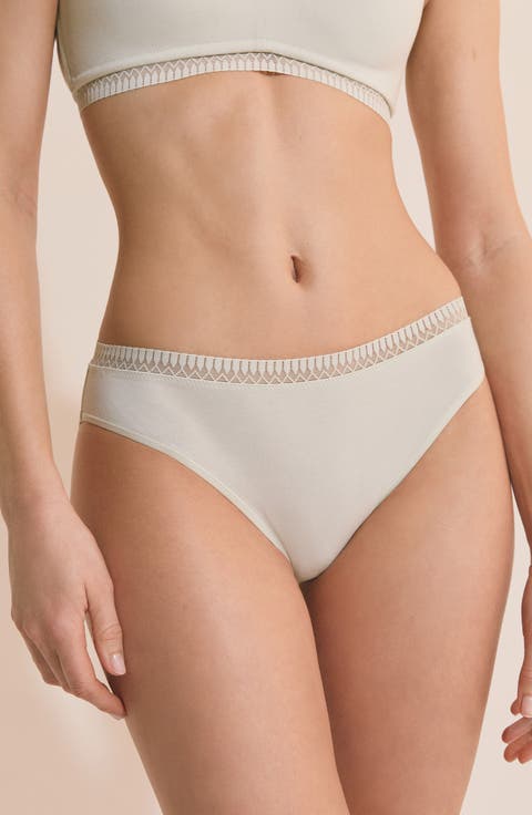 Happily Stretch Cotton High Cut Briefs