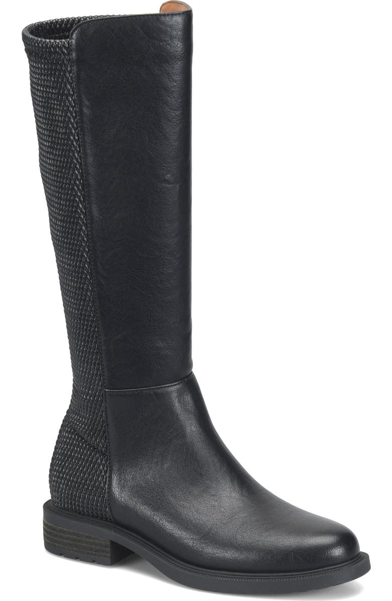 EUROSOFT Britney Knee High Boot, Main, color, Black