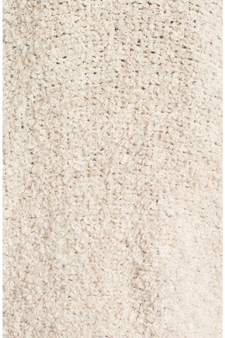 Bouclé V-Neck Cardigan, Alternate, color, IVORY