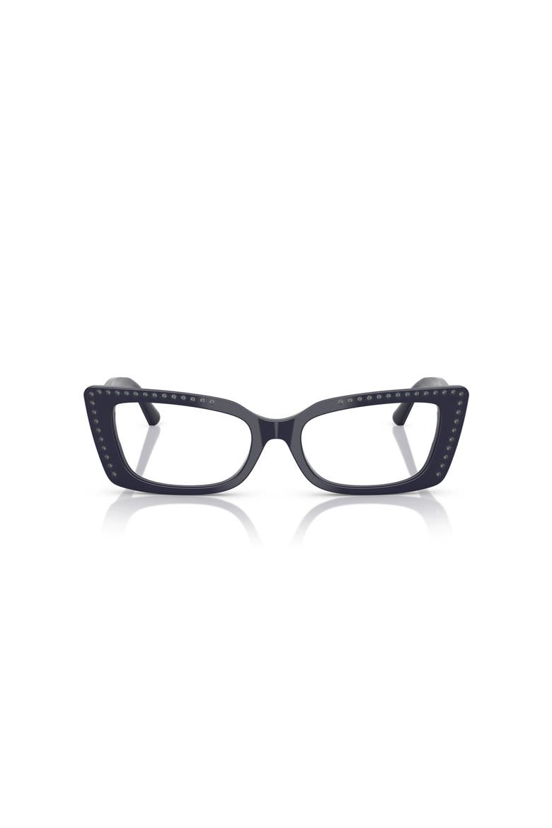 53mm Cat Eye optical glasses, Alternate, color, Blue