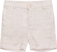 Charlotte & George Woven Shorts with Structured Waistband