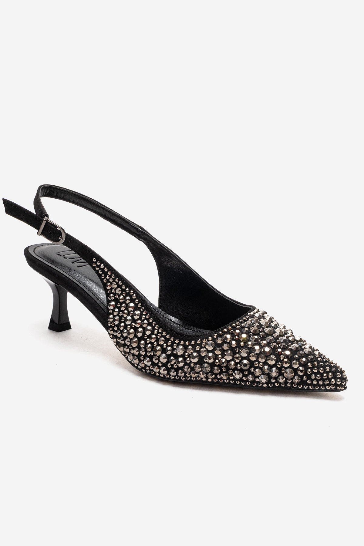 Prologue Shoes Thea Slingback Pointed Toe Pump, Alternate, color, Black