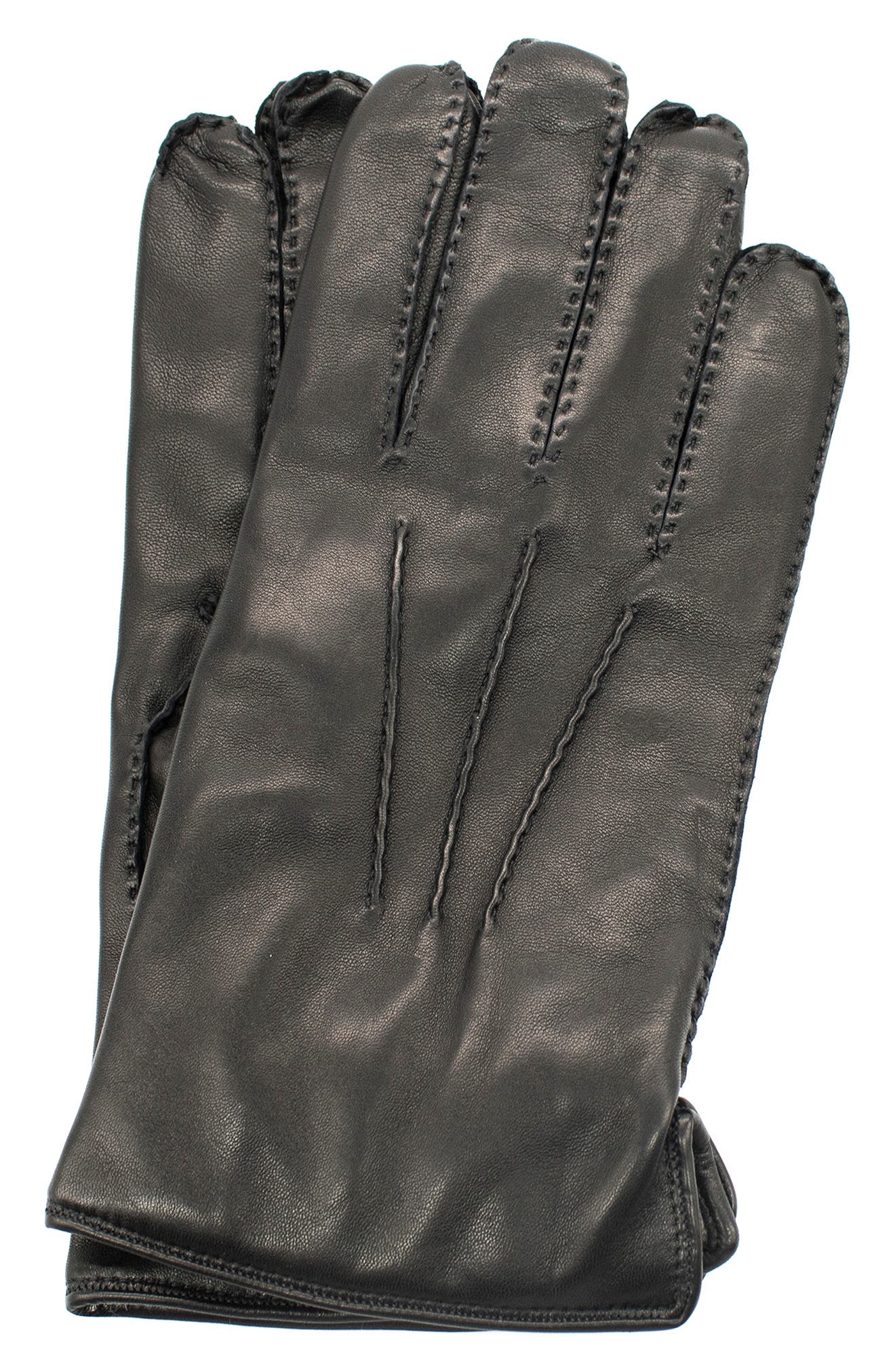 Portolano Cashmere Lined Handsewn Corded Gloves