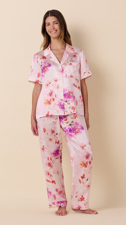 Silk Short-Sleeved Pajama