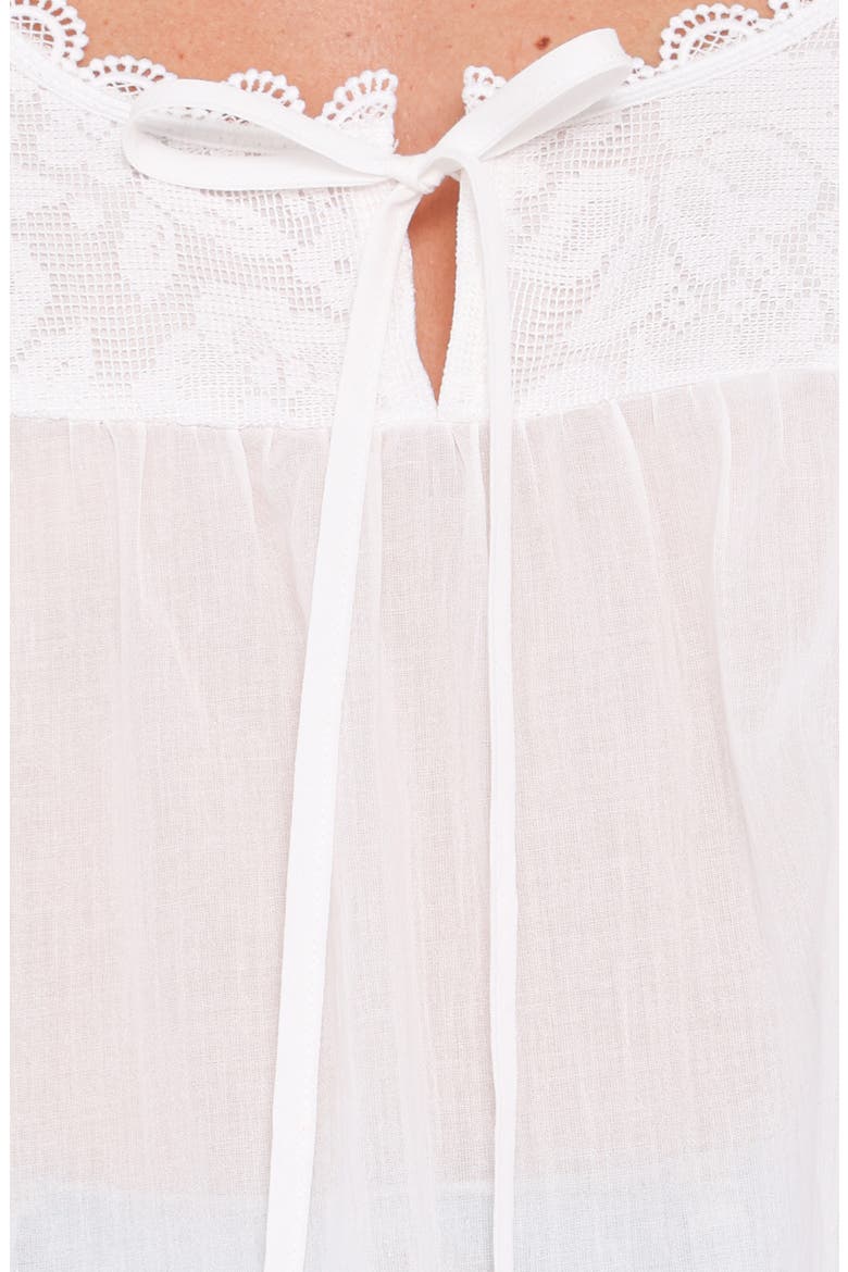 Jennie Lace Trim Tank, Alternate, color, WHITE