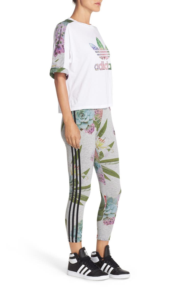 Originals Training College Leggings, Alternate, color, MULTICOLOR/ BLACK