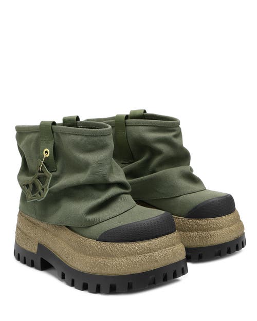 Naked Wolfe Dream Platform Hooded Boot In Animal Print