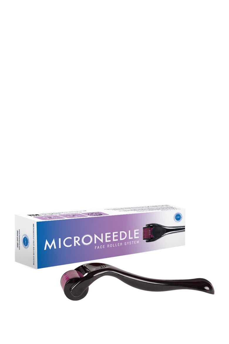 Facial Microneedle Roller System - 0.5mm Needle Depth - Purple Head/Black Handle, Alternate, color, NO COLOR