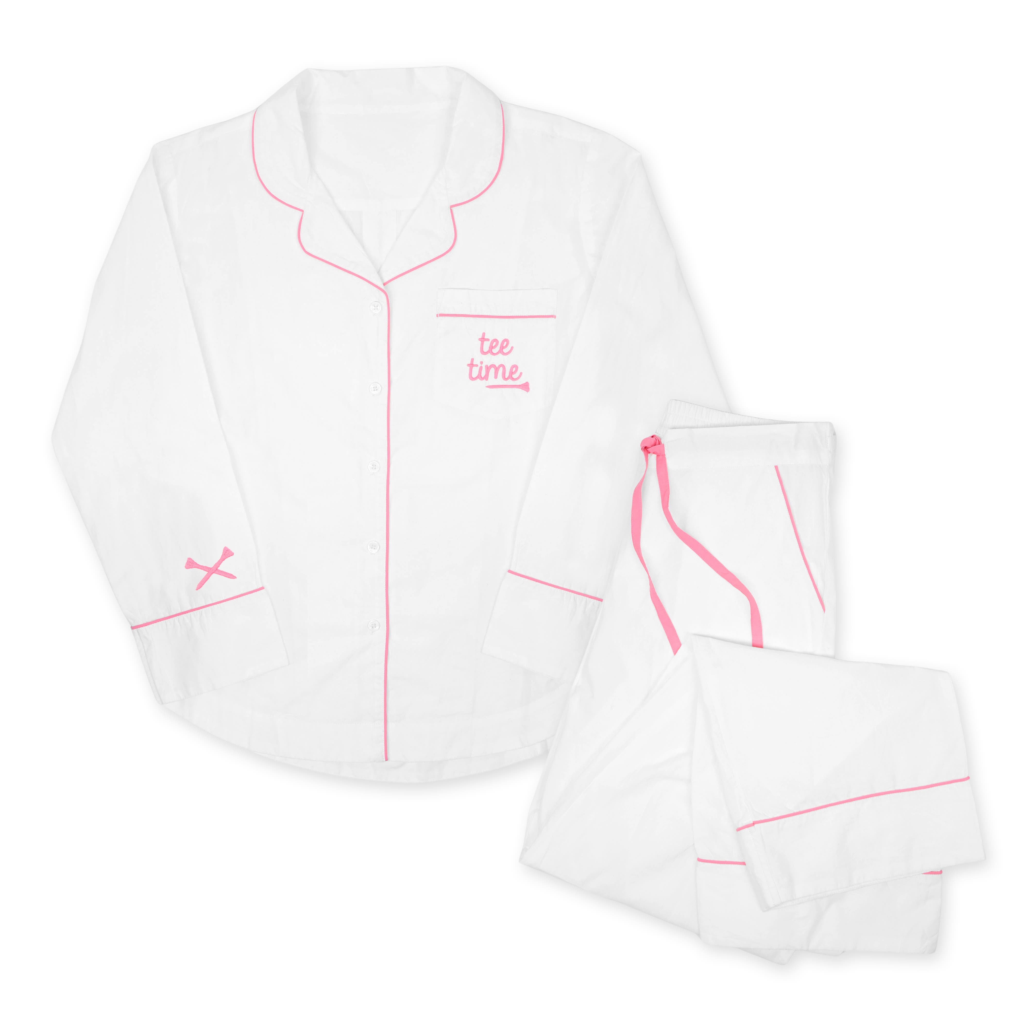 White and Pink Tee Time
