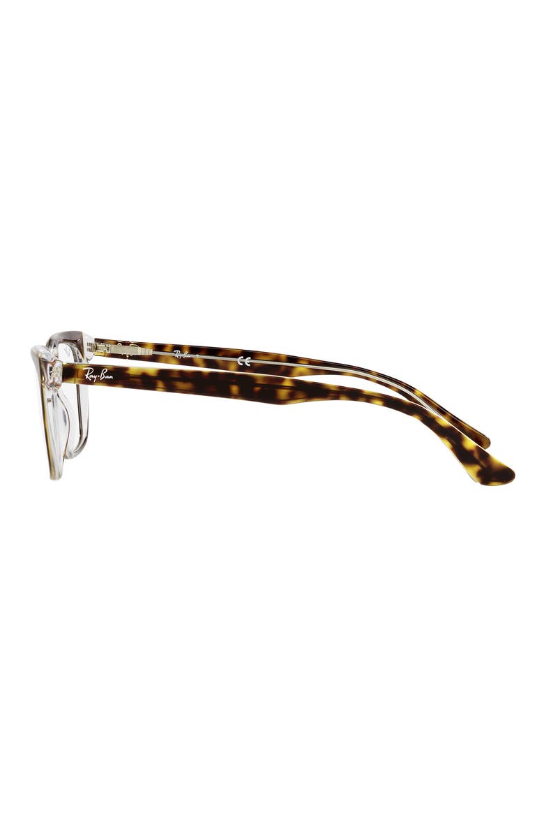 RX5391 51mm Rectangle Optical Glasses, Alternate, color, HAVANA