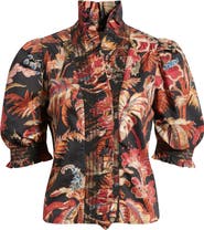 LOVE THE LABEL Zuri Ruffled Cotton Top