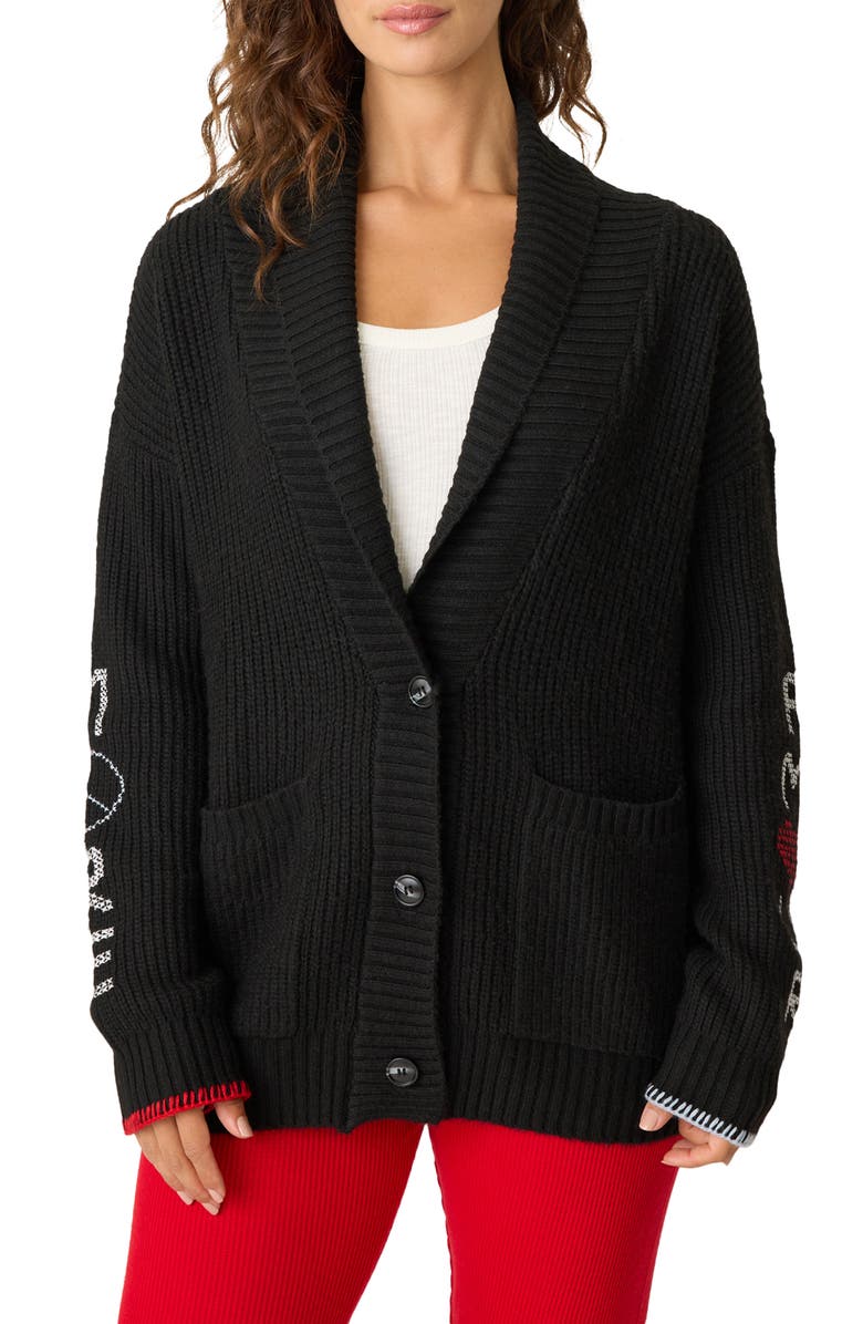 PJ Salvage Cross Stitch Cardigan, Main, color,