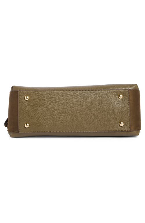 Nanette Lepore Kathryn Triple Section Shoulder Bag In Green