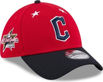 Guardians 39THIRTY キャップ ネイビー/レッド ガーディアンズ Men's New Era Navy/Red Cleveland Guardians Home Team Classic