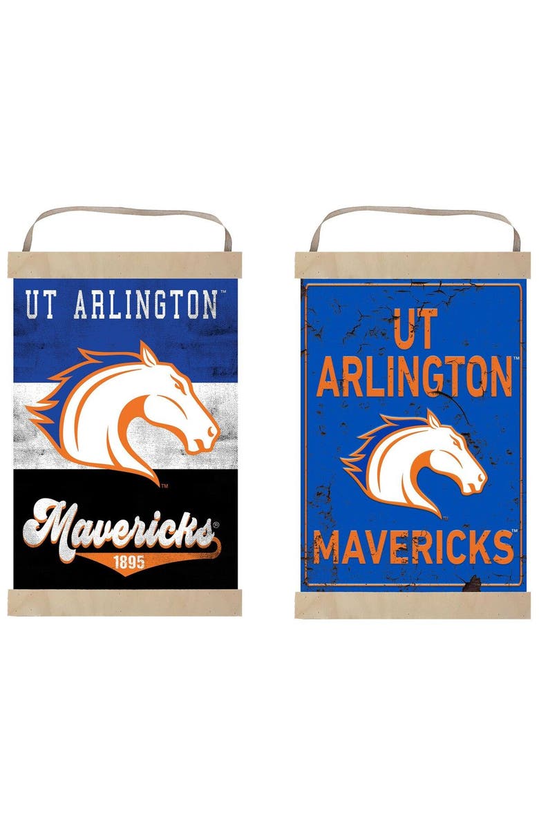 JARDINE UT Arlington Mavericks 12'' x 20'' Retro Logo Banner Sign, Alternate, color, 