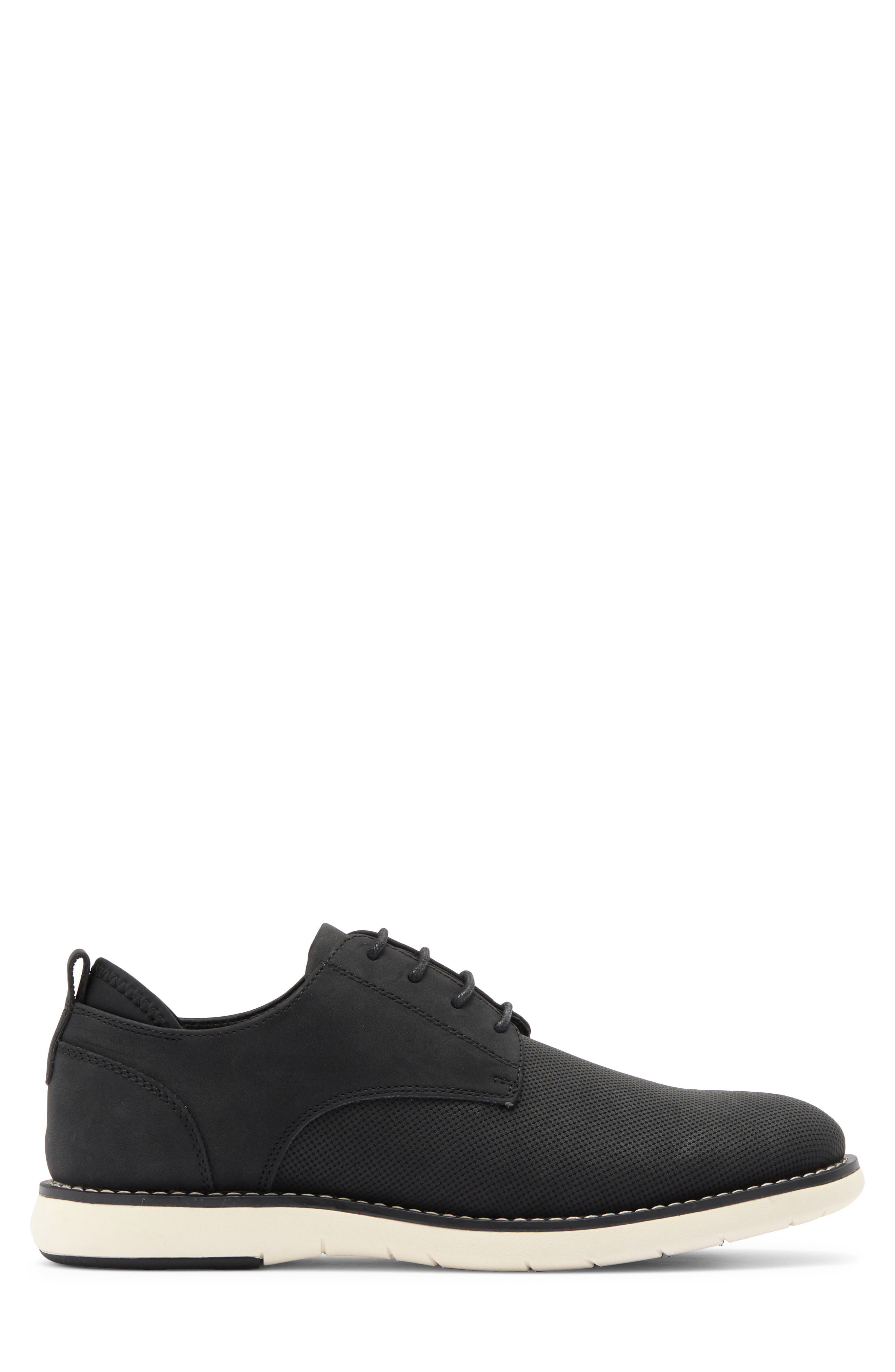 Steve Madden Sammir Derby, Alternate, color, Black Suede Pu