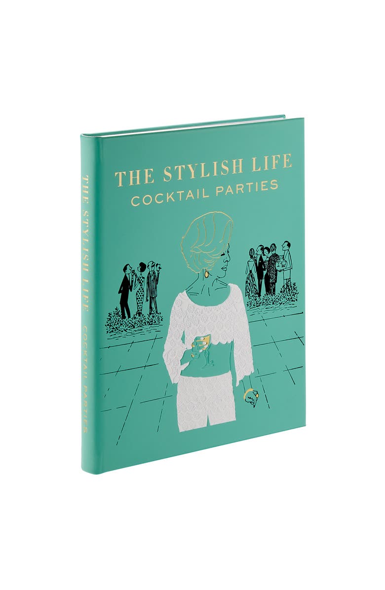 Graphic Image The Stylish Life Cocktail Parties Leather Edition, Alternate, color, Robin's Egg Blue