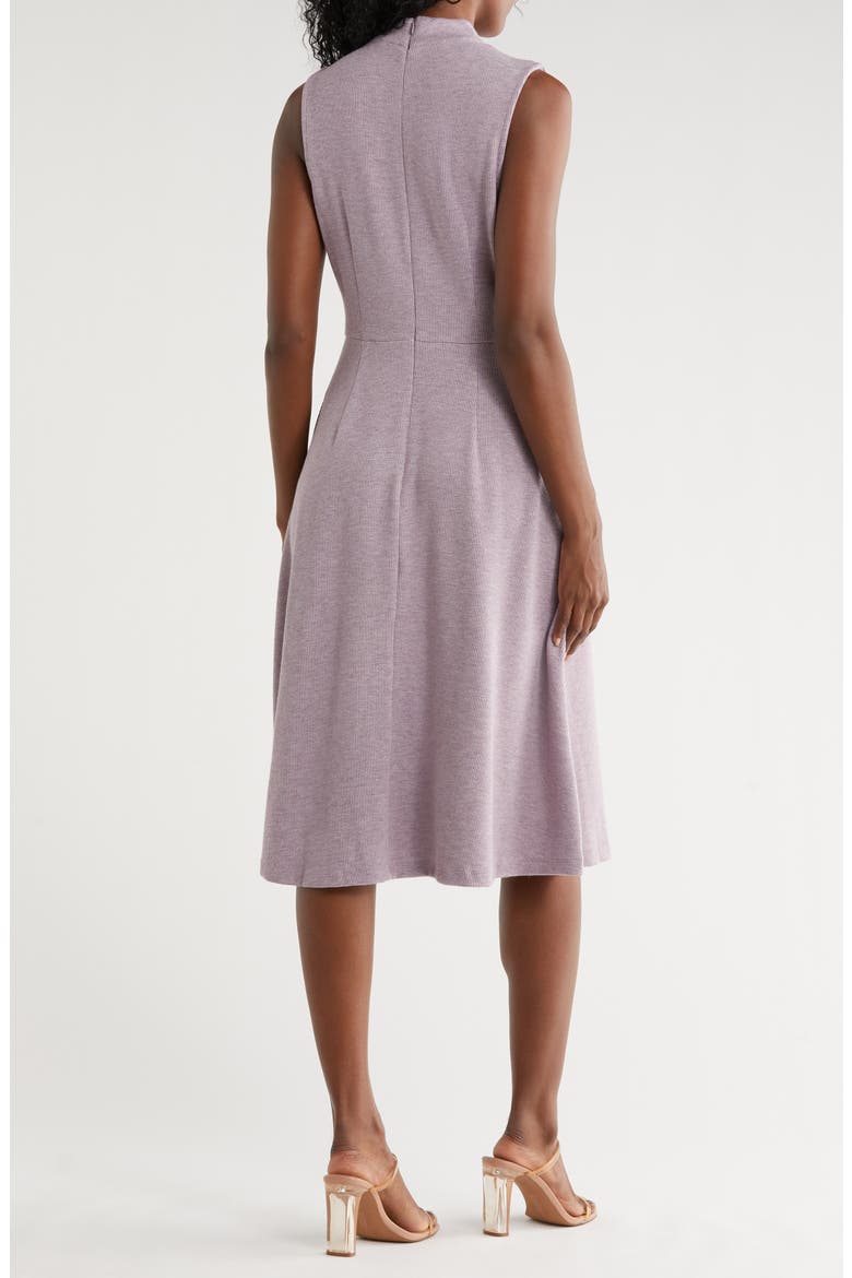 Marled Knit Midi Dress, Alternate, color, MAUVE