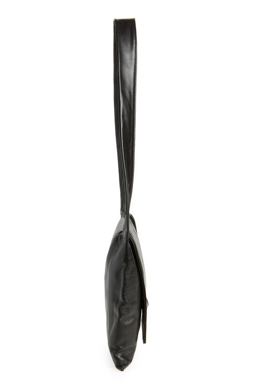 Our Legacy Slim Leather Shoulder Bag In Black