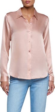 L'AGENCE Tyler Silk Blouse