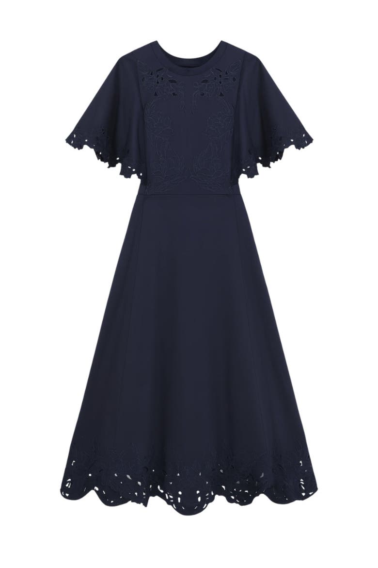 Rachelle Dress, Alternate, color, Maritime Blue