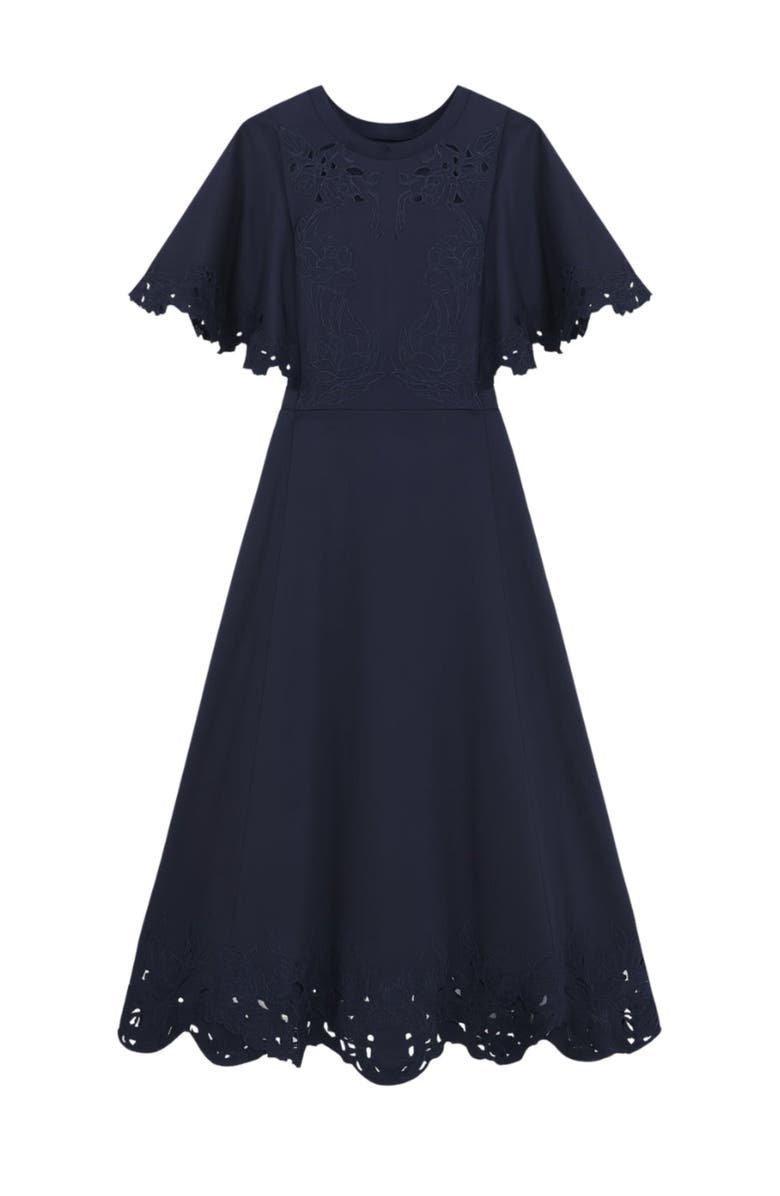 Rebecca Taylor Rachelle Dress, Alternate, color, Maritime Blue