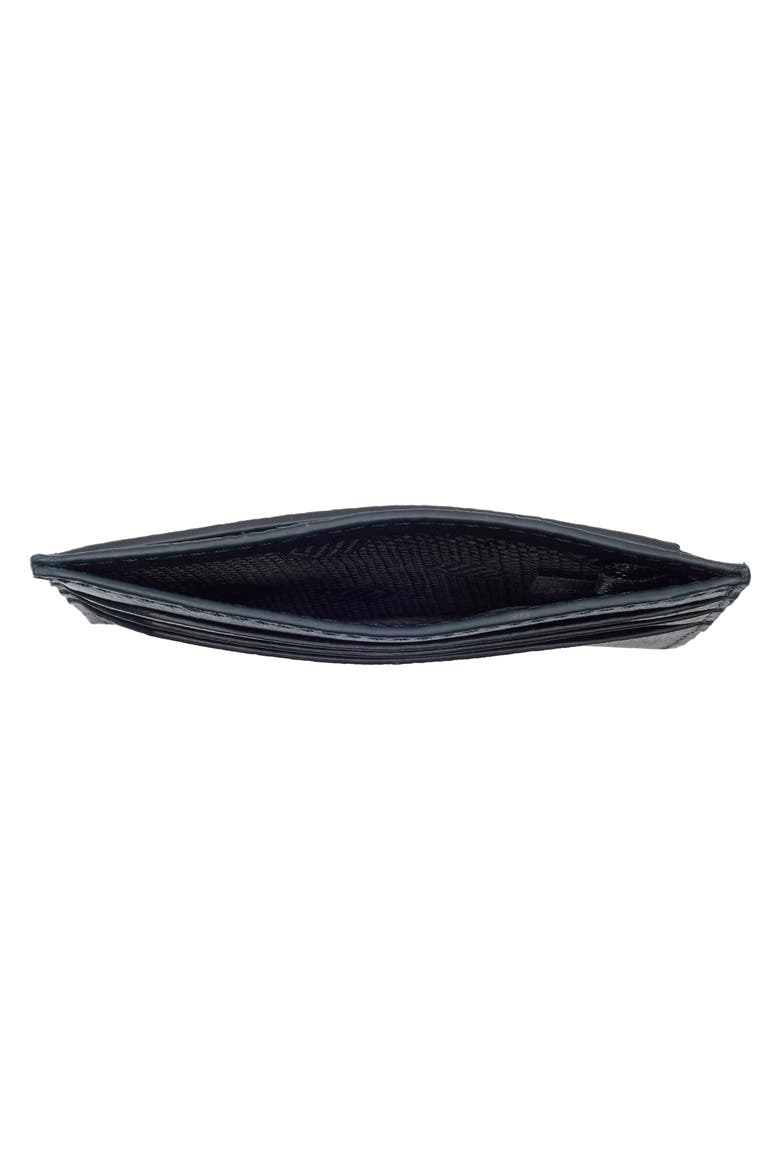 Pebbled Leather Card Case, Alternate, color, NAVY