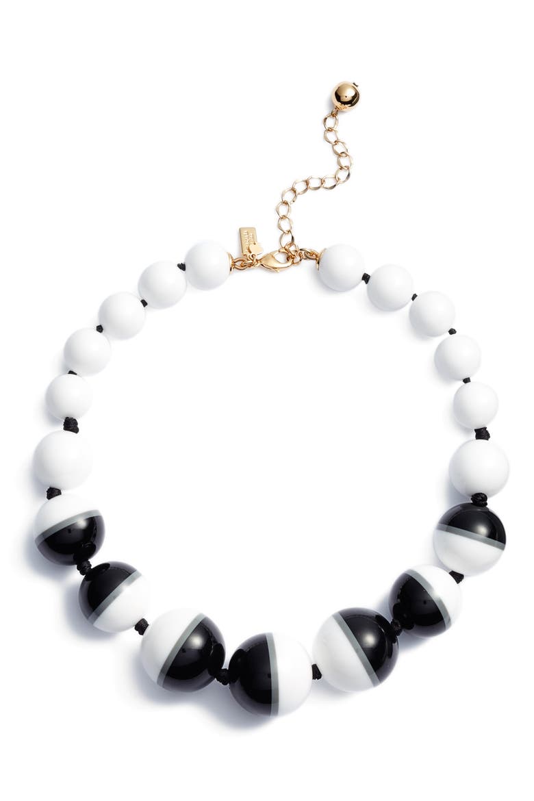 in a flash collar necklace, Main, color, WHITE MULTI