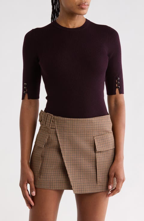 Josie Ribbed Wool Blend Sweater