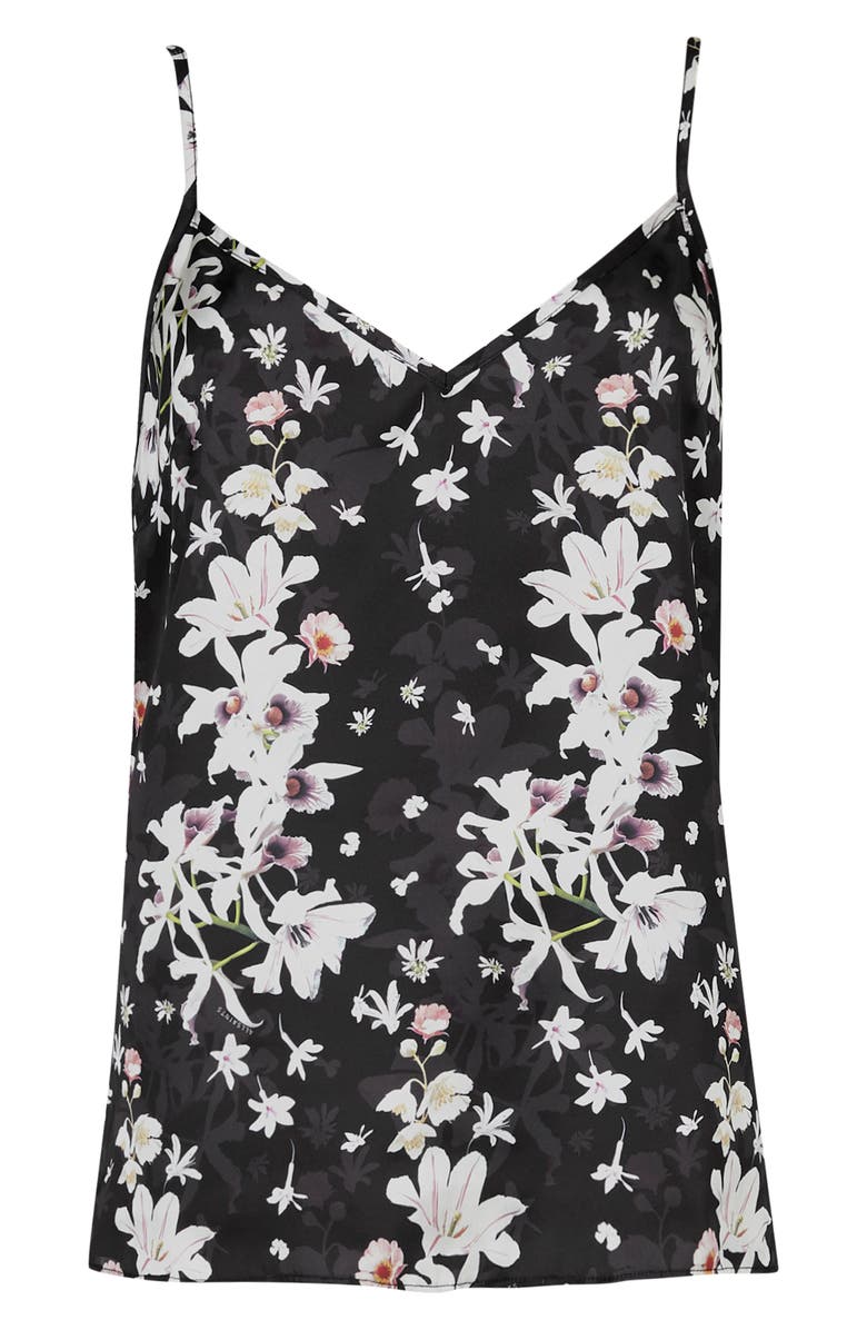 AllSaints Eimear Cultivar Blouse, Alternate, color, Black