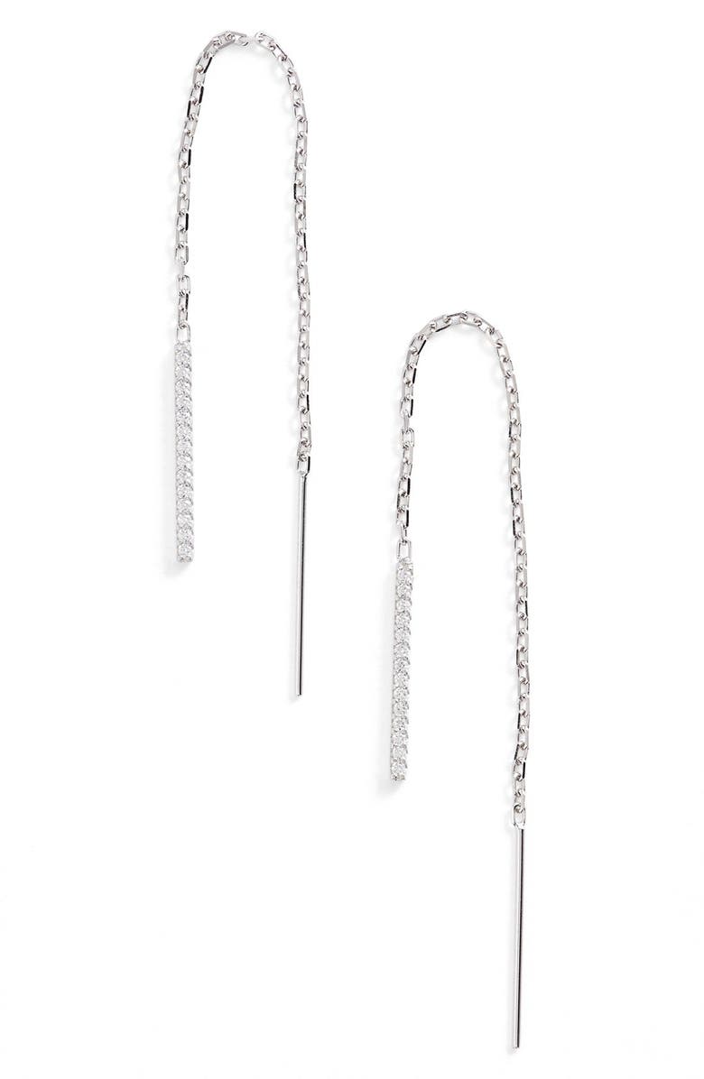 Nadri Threader Earrings, Main, color, 