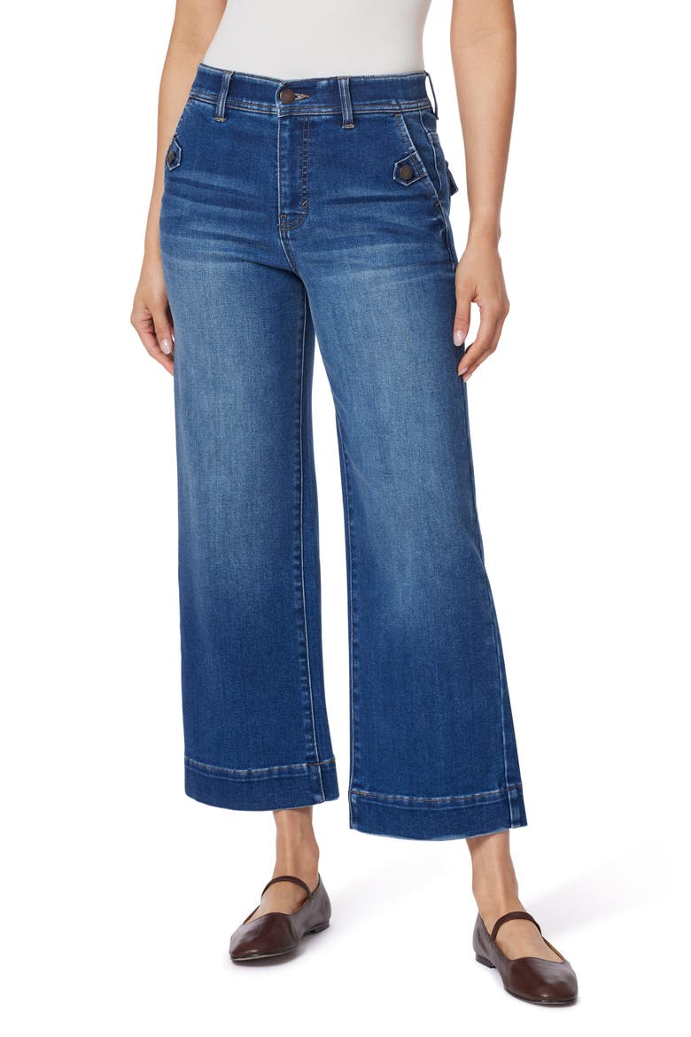French Riviera 27-Inch High Rise Crop Wide Leg Jeans, Alternate, color, UNION
