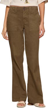 Sanctuary Reissue Peace Bootleg Cotton Pants