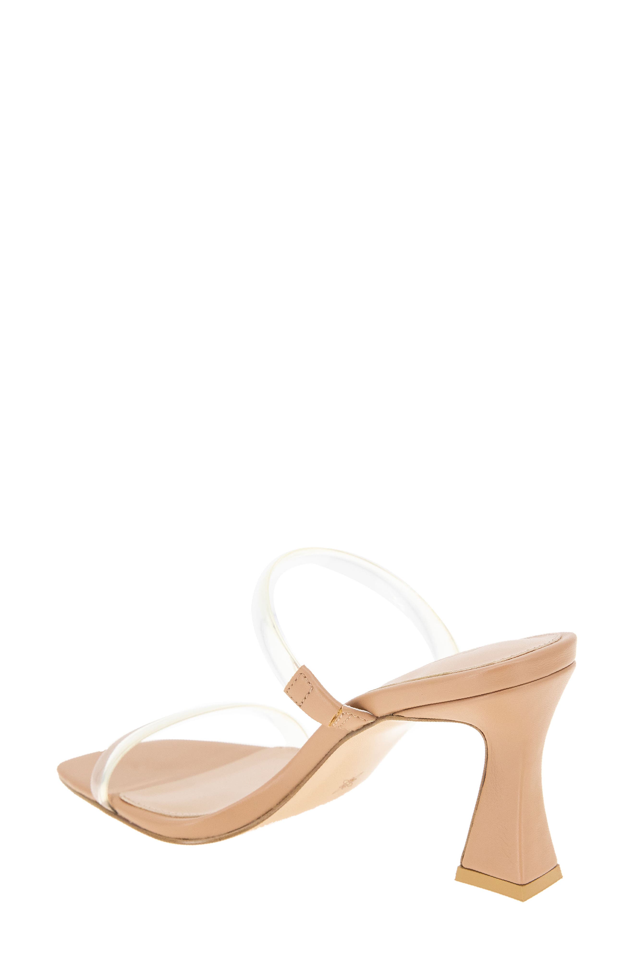 BCBGeneration Routa Slide Sandal, Alternate, color, Clear/ Tan