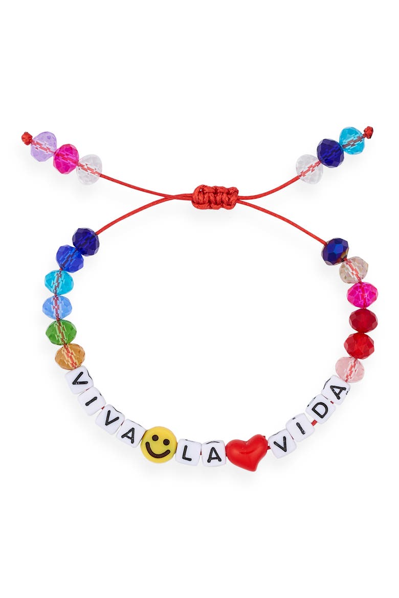 Viva La Vida Rope Slider Bracelet, Main, color, MULTI