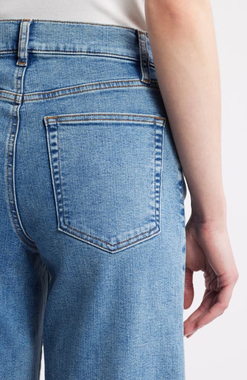 Frame Le Palazzo Crop Wide Leg Jeans In Crave Raw After