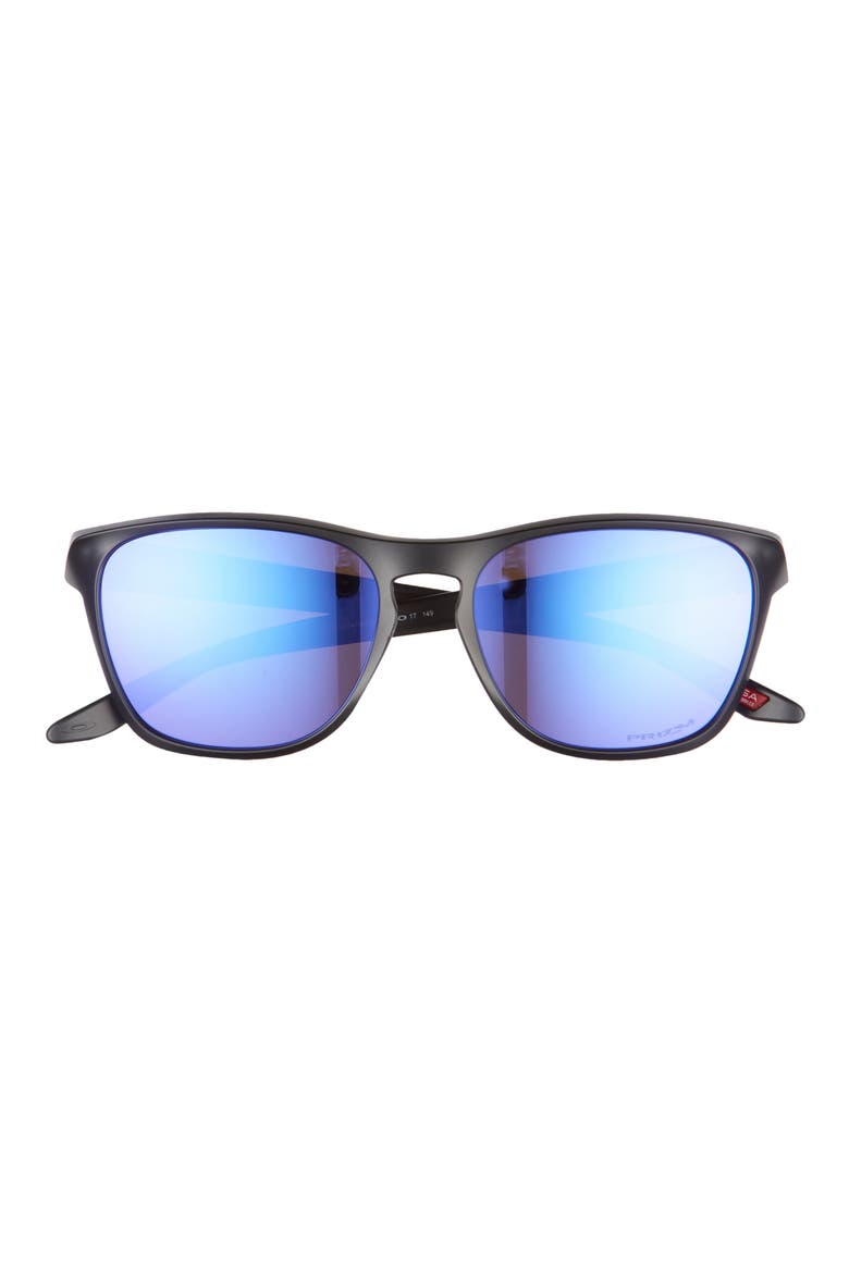 Manorburn 56mm Square Sunglasses, Main, color, MATTE BLACK/ PRIZM VIOLET