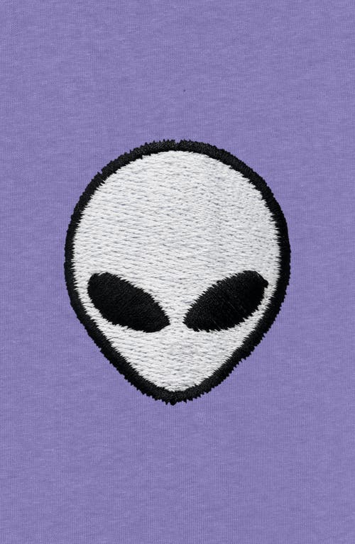 Dalix Mens Lil Alien Midweight Garment Dye Tee