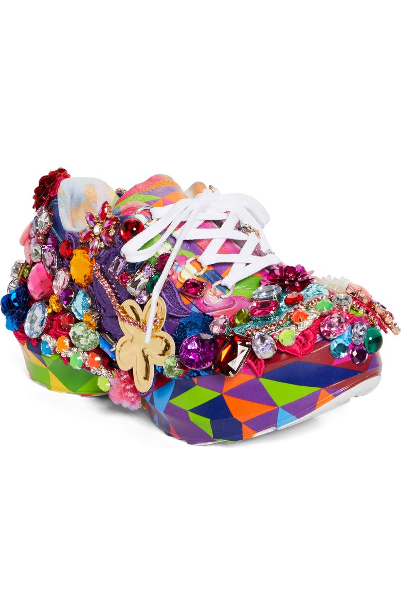 Comme des Garçons x Salomon Phantasm Embellished Platform Sneaker, Main, color,
