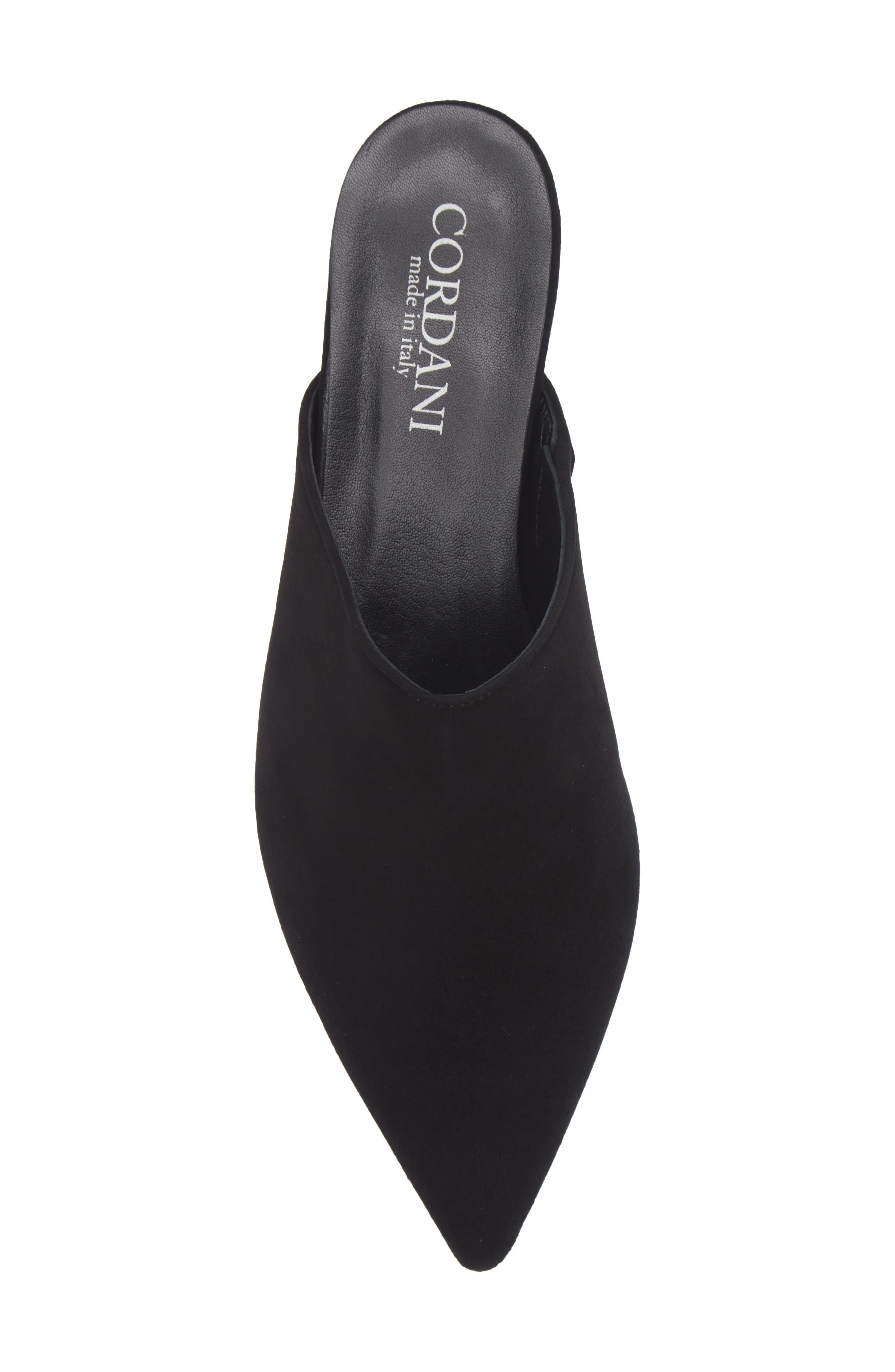 Rowan Suede Kitten Heel Mule, Alternate, color, NERO
