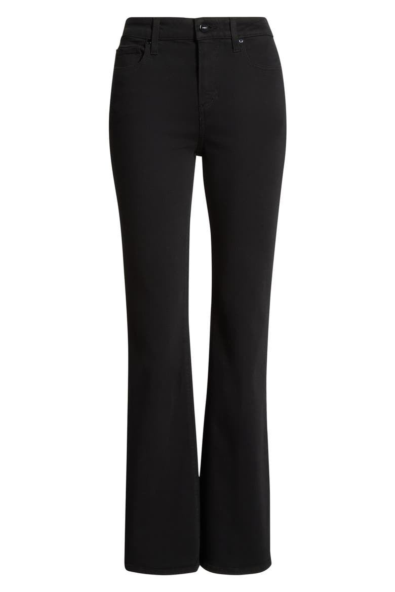 Laurel Canyon High Waist Bootcut Jeans, Alternate, color, BLACK SHADOW